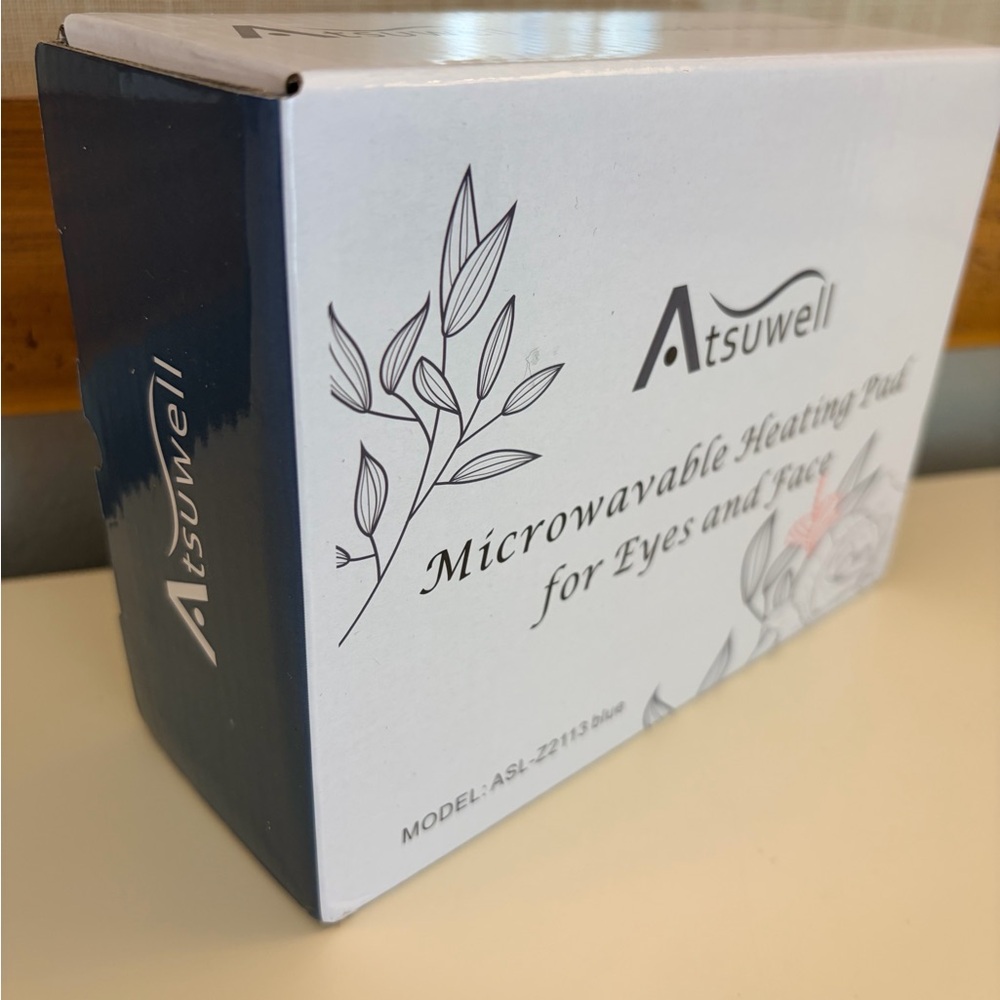Atsuwell Microwavable Heating or Cooling Pad for eyes and face